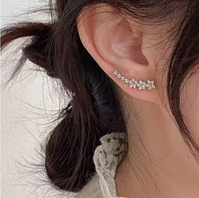 Pendientes de estrella de 7 puntas elegantes