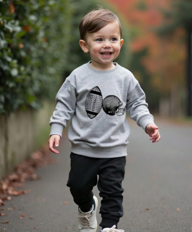 SHEIN Set de 2 piezas Estilo informal, deportivo y colegial para niño