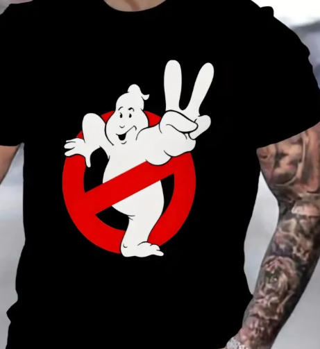 Camiseta estampada en 3D de moda par hombre